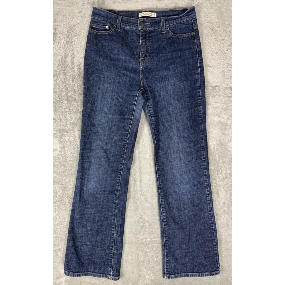 Levi's 512 Perfectly Slimming Bootcut Jeans Women's‎ 10M Dark Wash Stretch